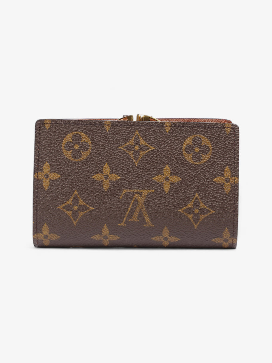 Louis Vuitton French Kisslock Bi-Fold Coin Wallet Monogram Coated Canvas Image 2