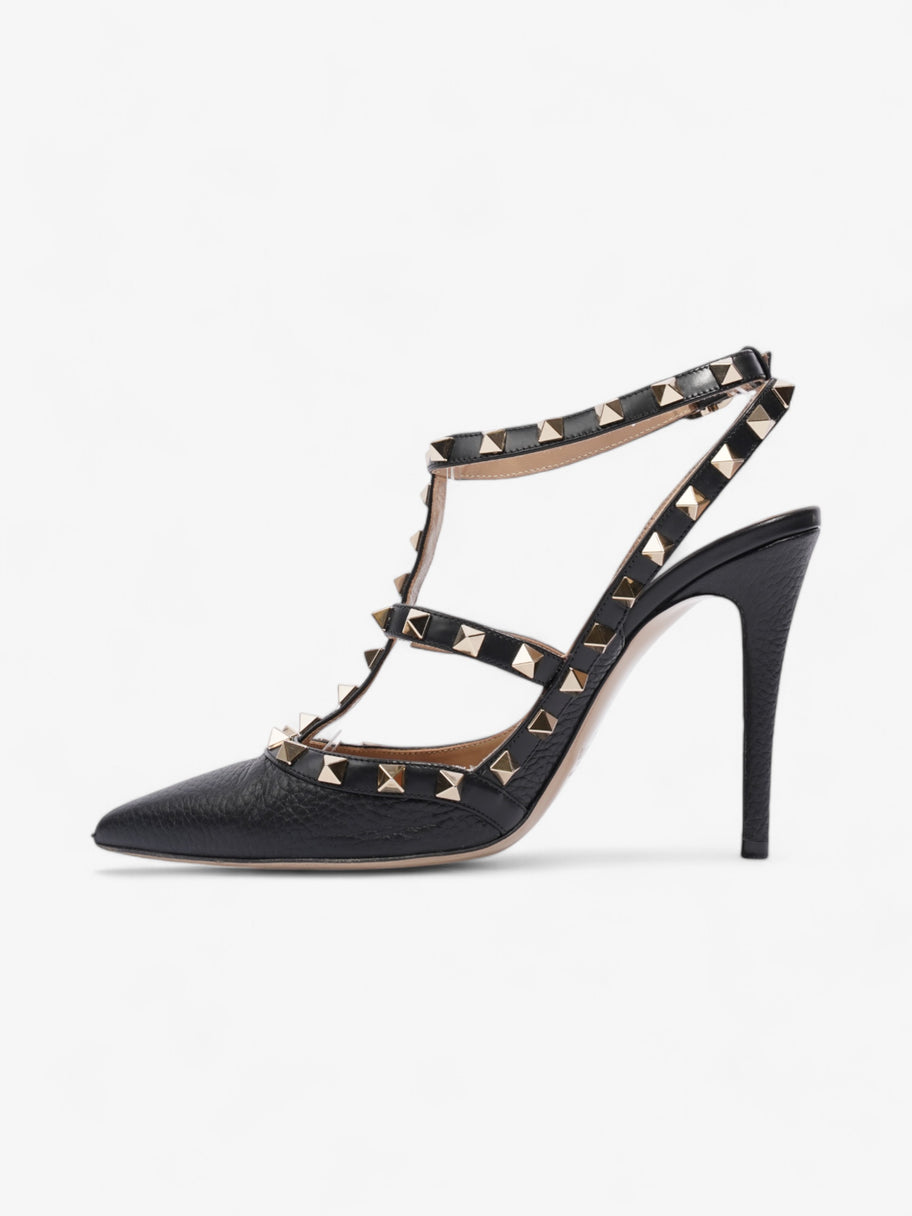 Valentino Rockstud Heels  100 Black Leather EU 37 UK 4 Image 3