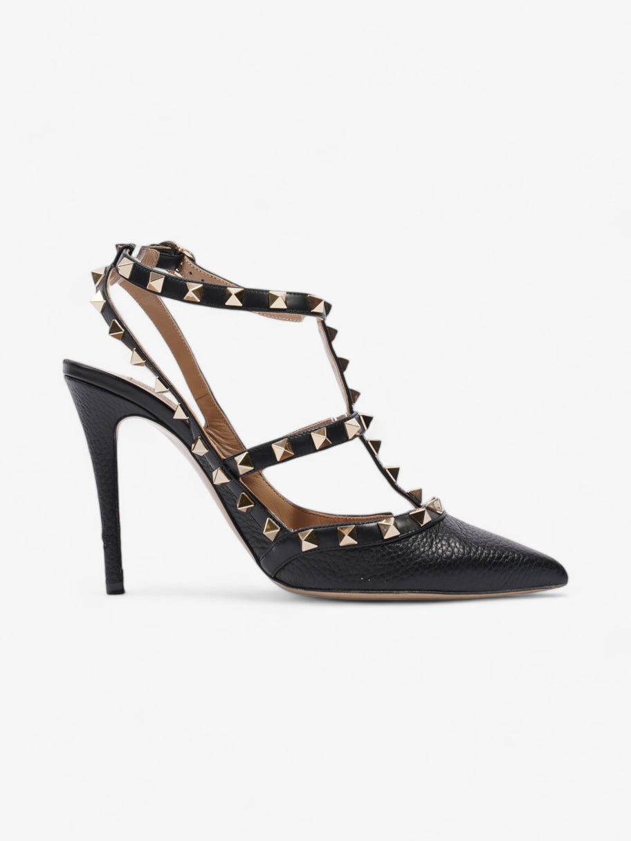 Valentino Rockstud Heels  100 Black Leather EU 37 UK 4 Image 4