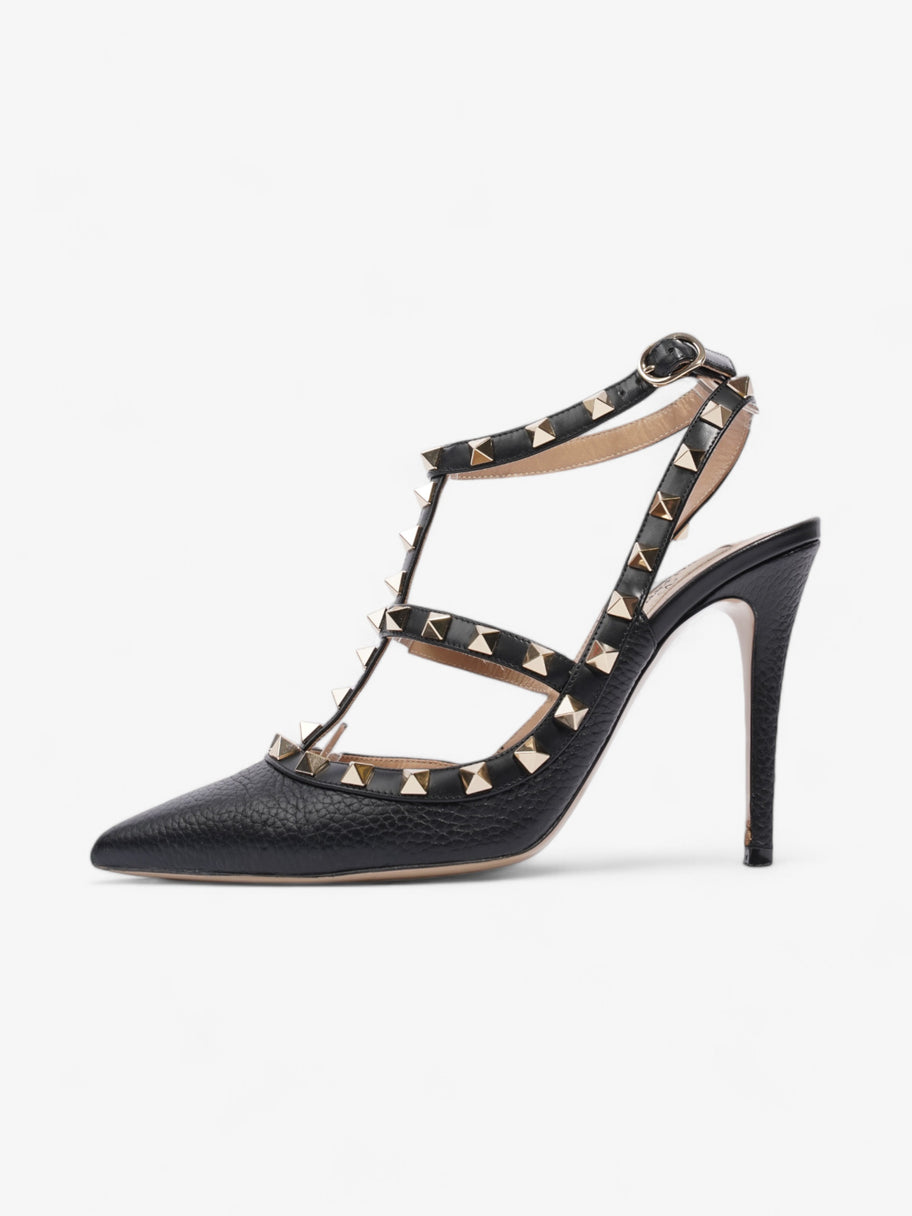 Valentino Rockstud Heels  100 Black Leather EU 37 UK 4 Image 5