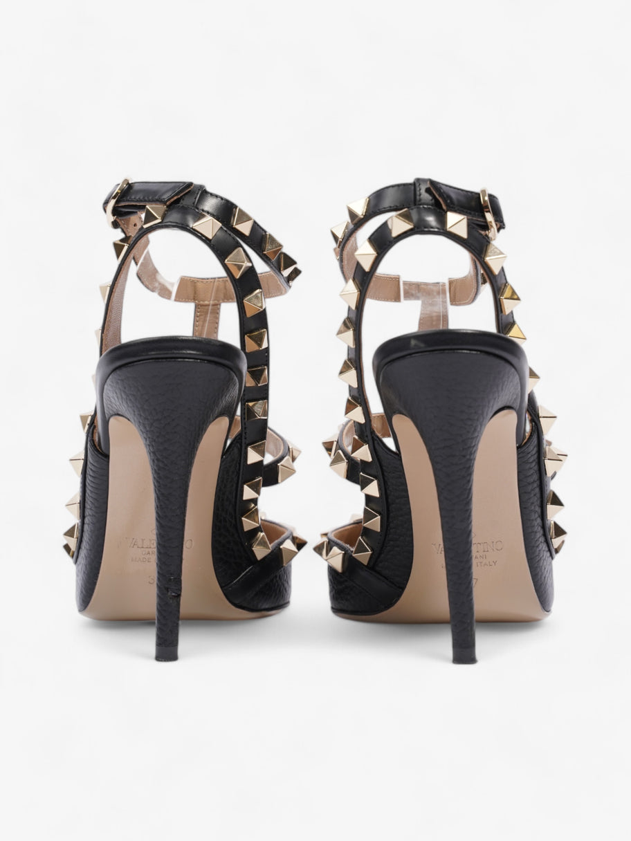 Valentino Rockstud Heels  100 Black Leather EU 37 UK 4 Image 6