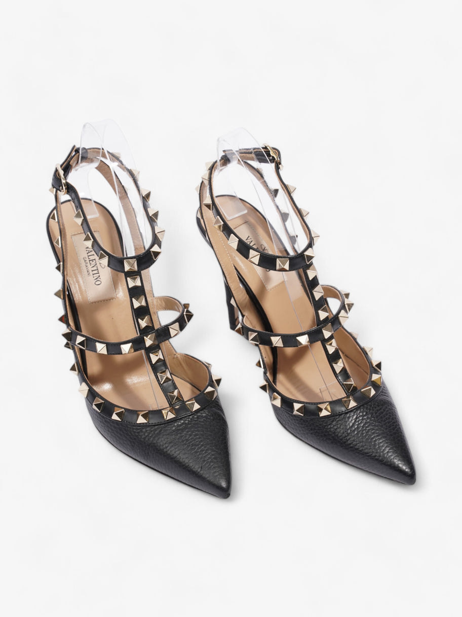 Valentino Rockstud Heels  100 Black Leather EU 37 UK 4 Image 8