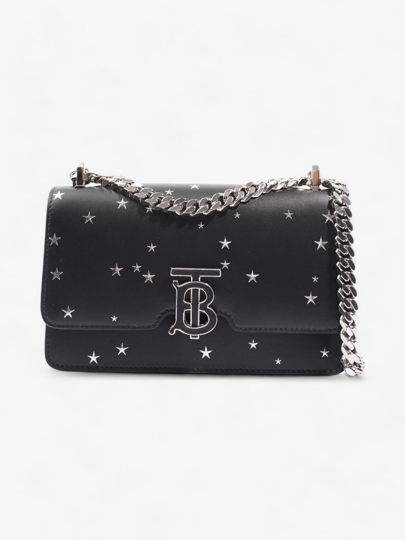  Burberry Star TB Logo Bag Black Leather