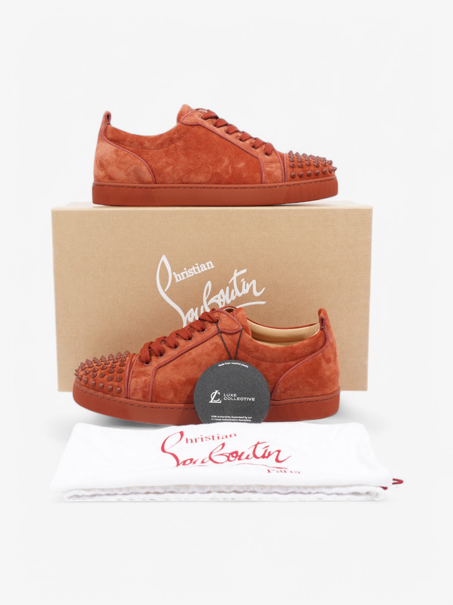 Christian Louboutin Louis Junior Spike Burnt Orange Suede EU 43 UK 9 Image 10