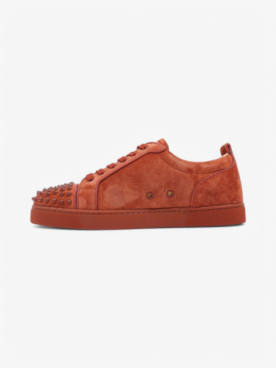 Christian Louboutin Louis Junior Spike Burnt Orange Suede EU 43 UK 9 Image 3