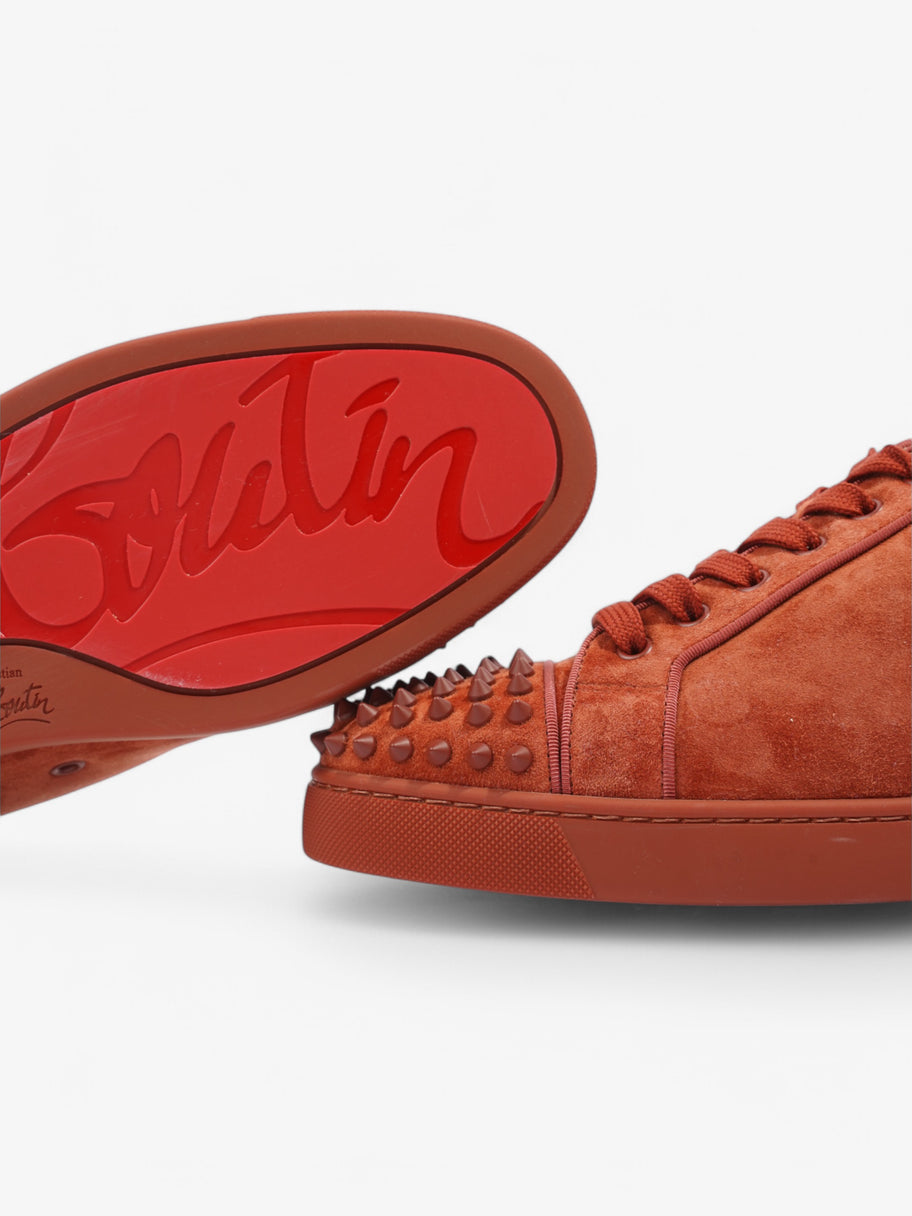 Christian Louboutin Louis Junior Spike Burnt Orange Suede EU 43 UK 9 Image 9