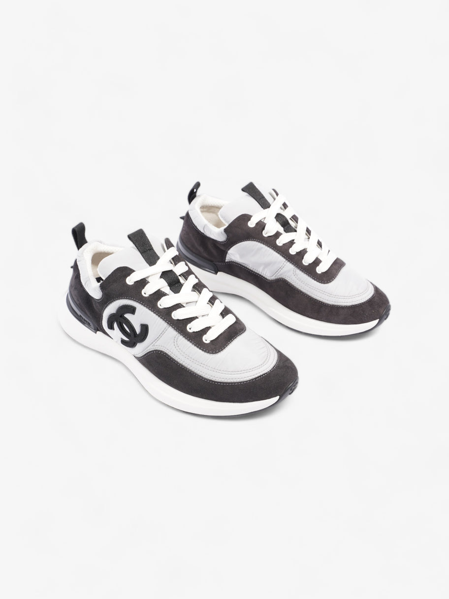 CC Low Top Sneakers Black / White / Grey Suede EU 38.5 UK 5.5 Image 2