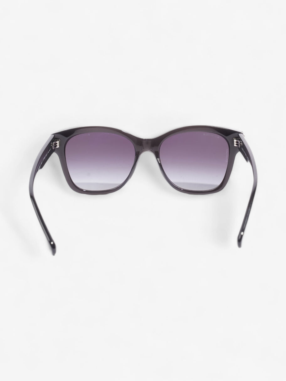 Chanel CC Pearl Sunglasses Black Acetate 140mm Image 3