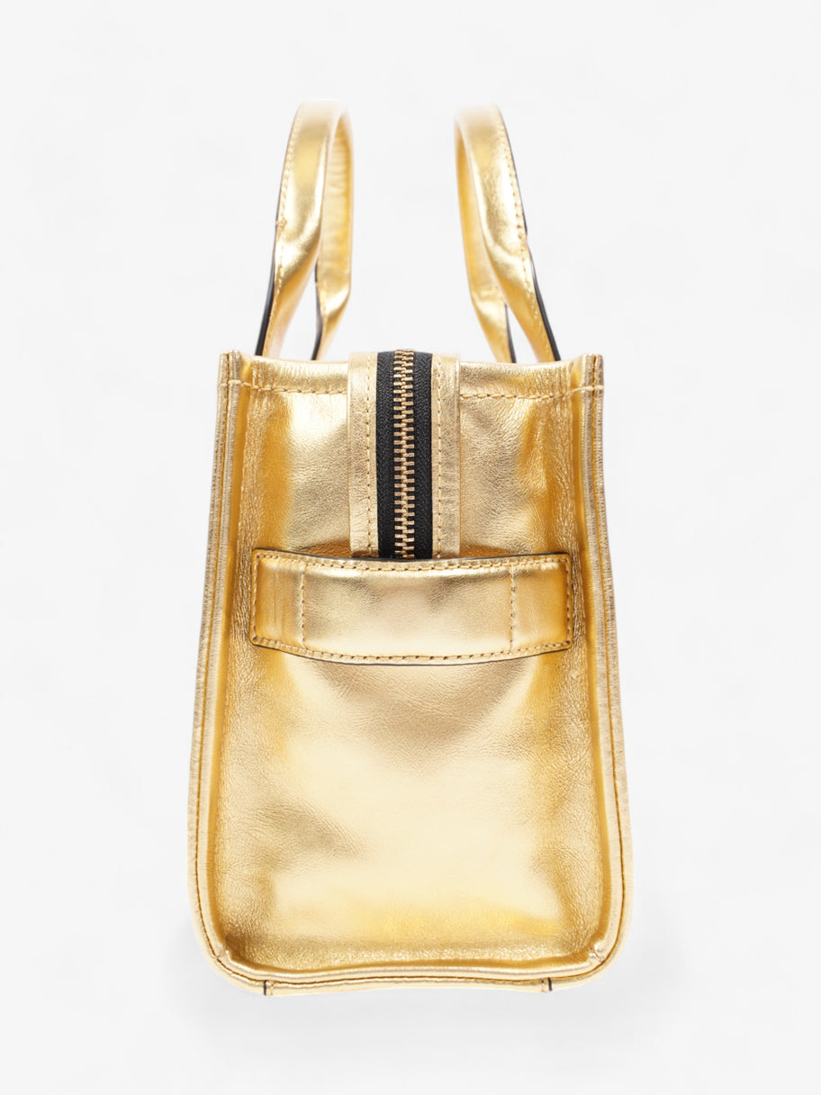 Marc Jacobs The Tote Bag Gold / White Leather Small Image 3