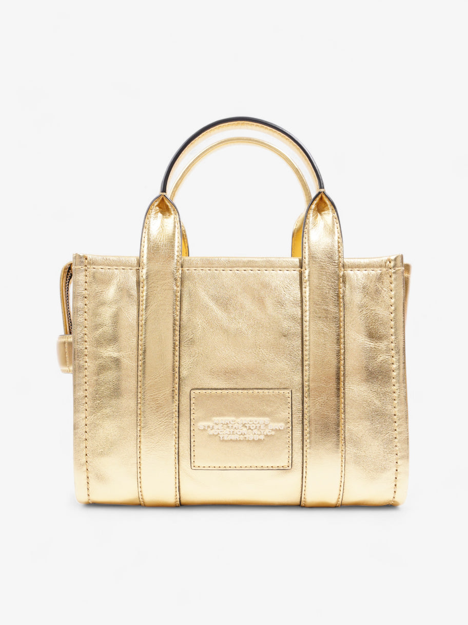 Marc Jacobs The Tote Bag Gold / White Leather Small Image 4