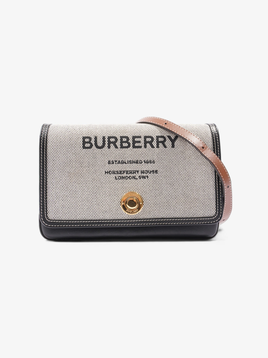 Burberry Horseferry Print Grey / Black / Brown  Leather Image 1