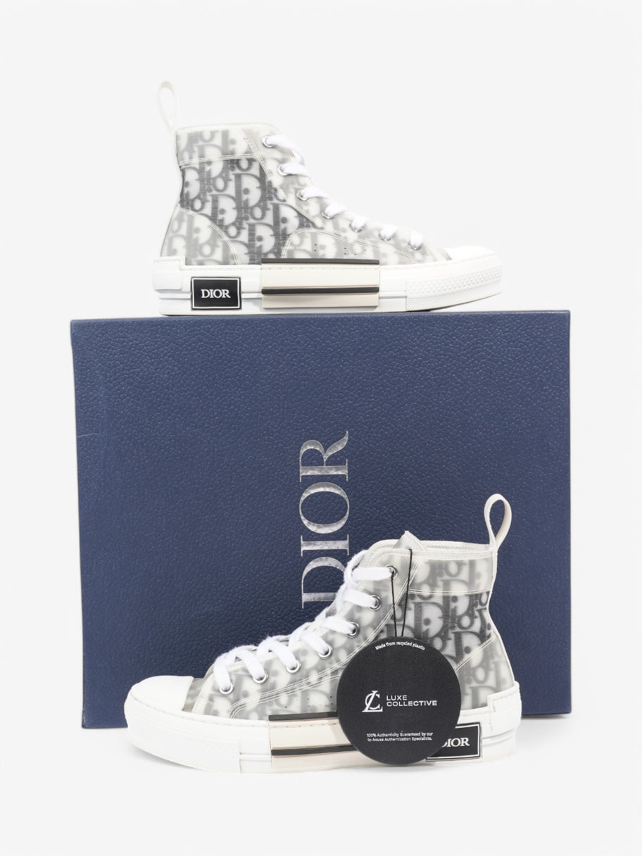 Christian Dior B23 High-tops White  / Grey Oblique Rubber EU 37 UK 4 Image 10