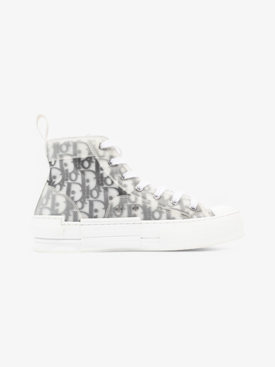 Christian Dior B23 High-tops White  / Grey Oblique Rubber EU 37 UK 4 Image 4