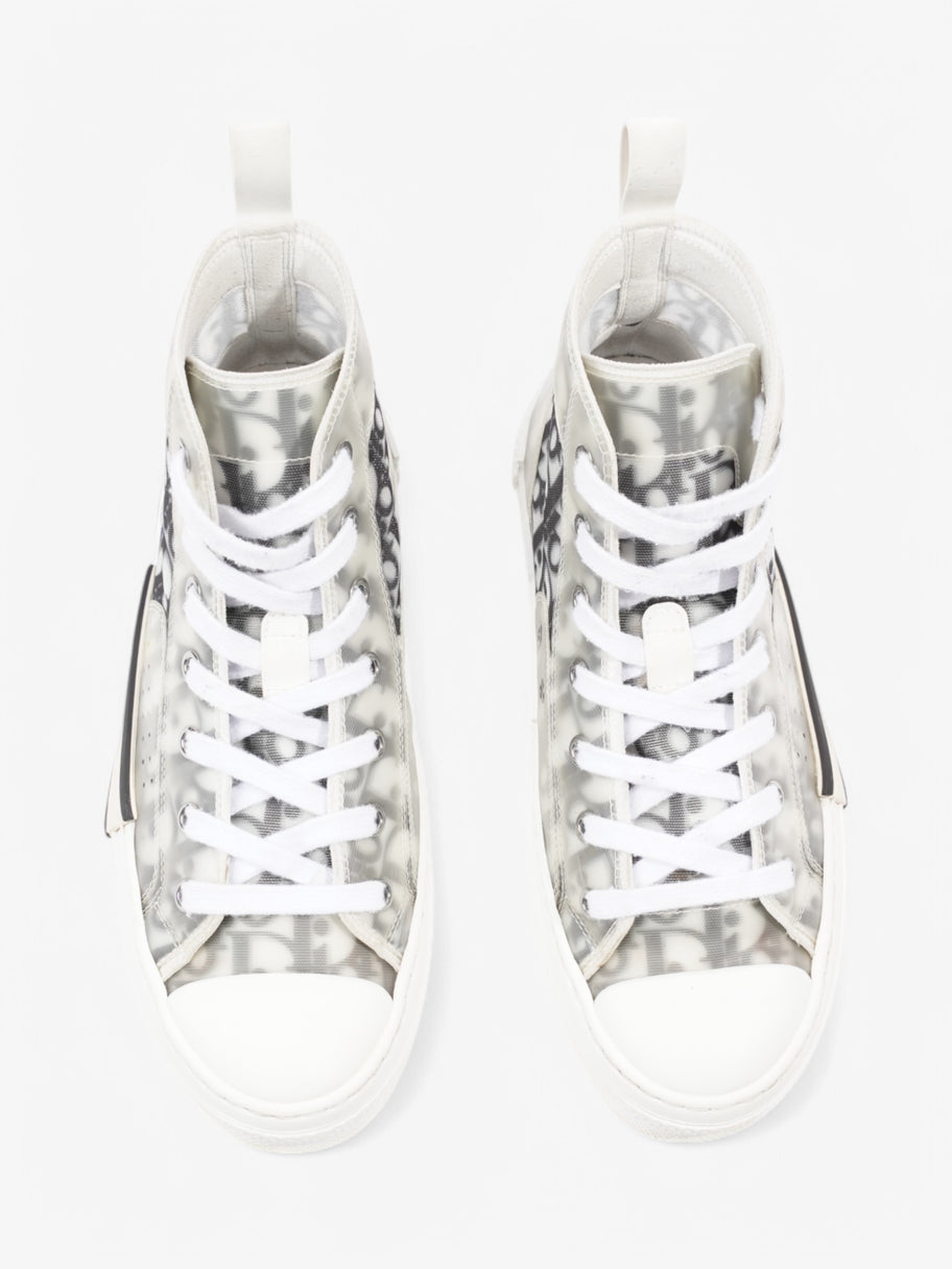 Christian Dior B23 High-tops White  / Grey Oblique Rubber EU 37 UK 4 Image 8