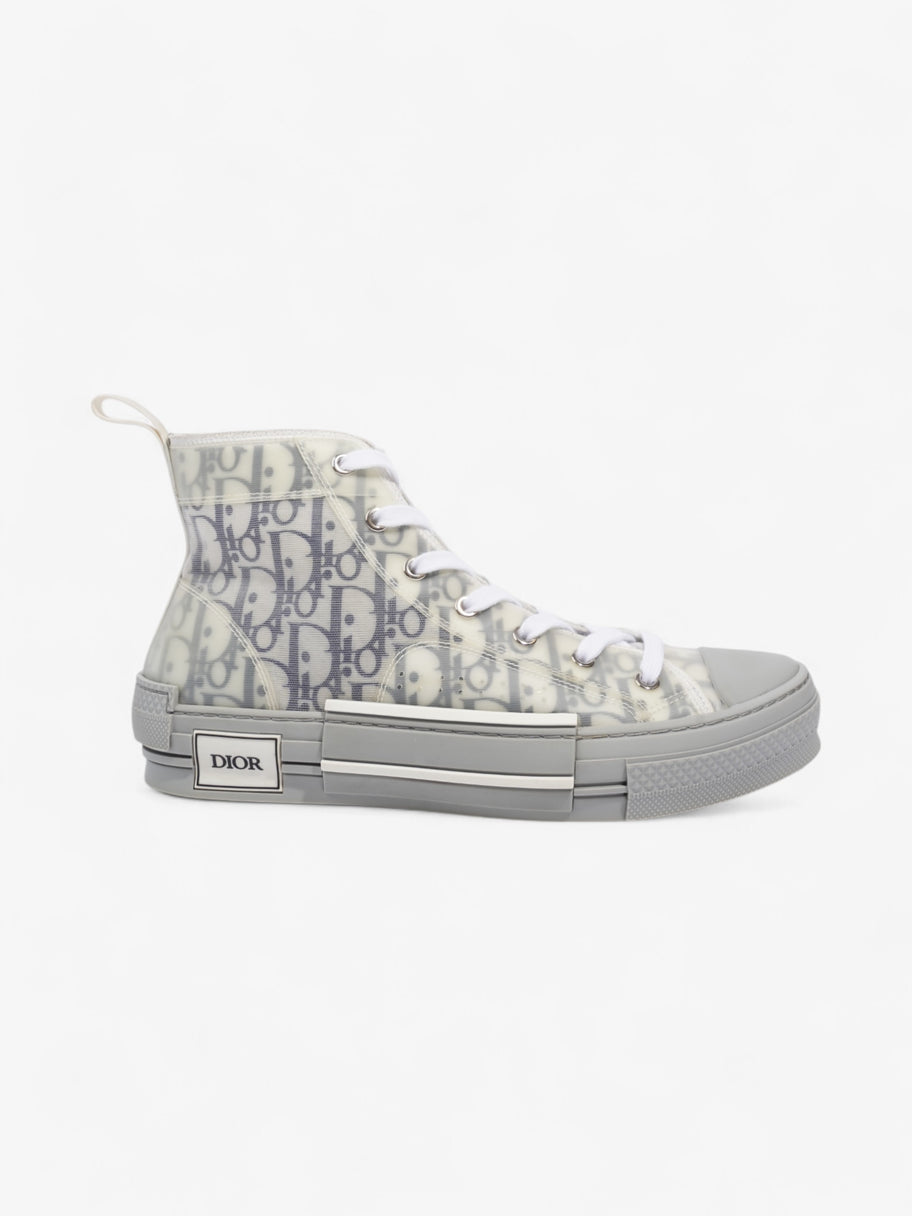 Christian Dior B23 High-tops Grey Oblique  / White Mesh EU 41 UK 7 Image 1