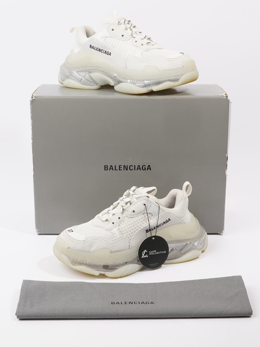 Triple S Clear Sole White Mesh EU 37 UK 4 Image 11