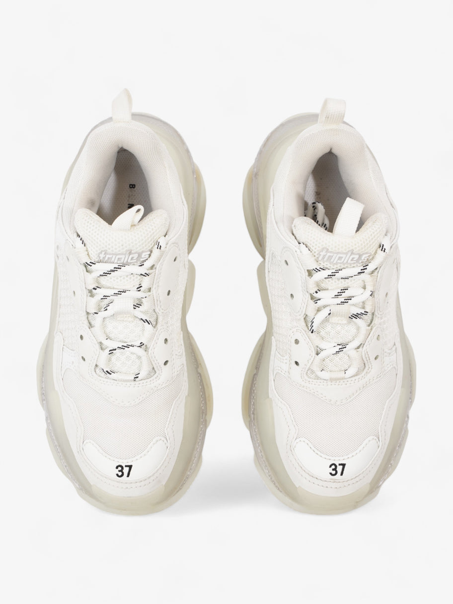 Triple S Clear Sole White Mesh EU 37 UK 4 Image 8