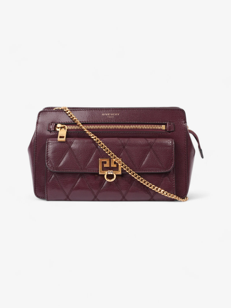  Givenchy Pocket Crossbody Maroon  Leather