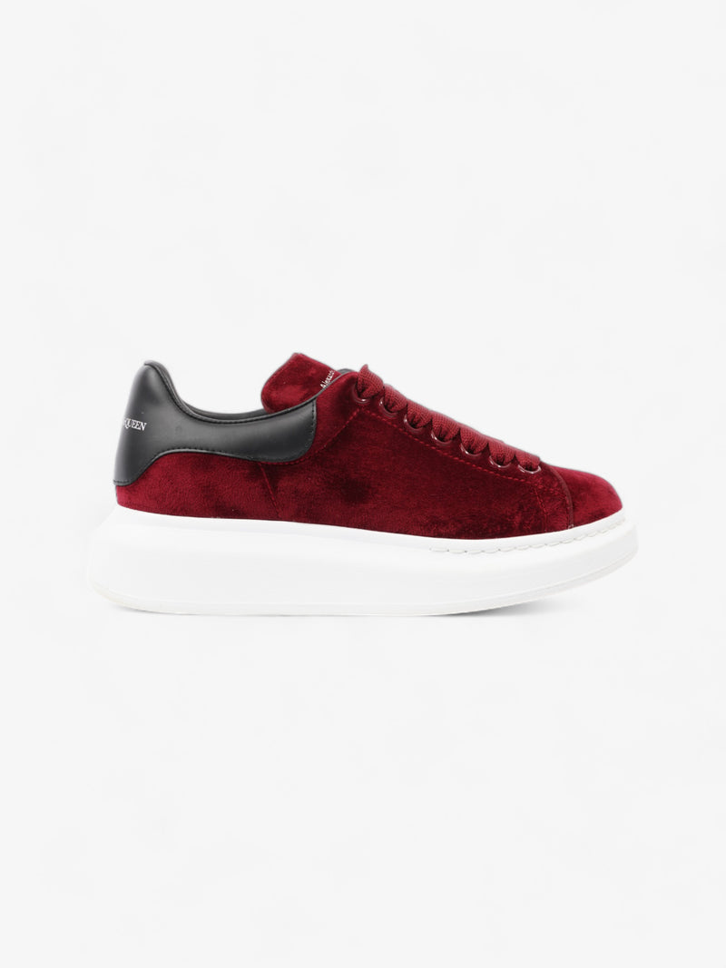  Alexander McQueen Oversized Sneakers Maroon / Black Velvet EU 37.5 UK 4.5