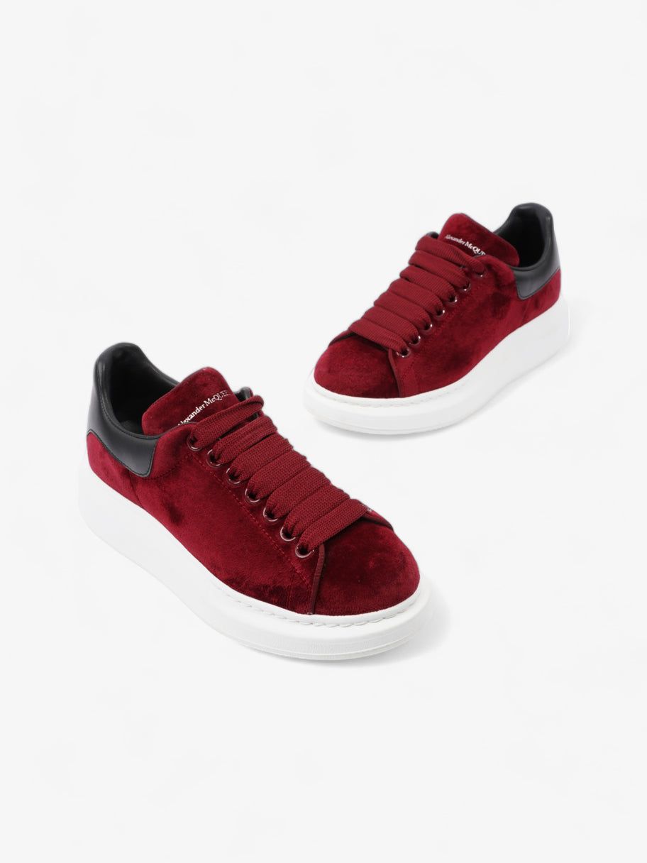 Alexander McQueen Oversized Sneakers Maroon / Black Velvet EU 37.5 UK 4.5 Image 10