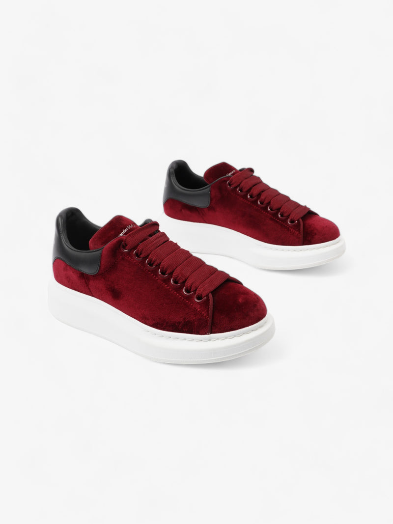  Alexander McQueen Oversized Sneakers Maroon / Black Velvet EU 37.5 UK 4.5