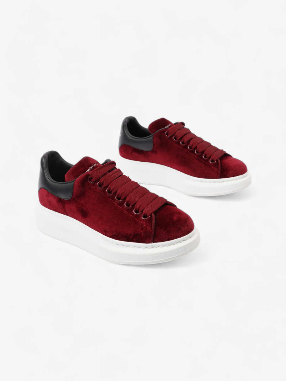 Alexander McQueen Oversized Sneakers Maroon / Black Velvet EU 37.5 UK 4.5 Image 2