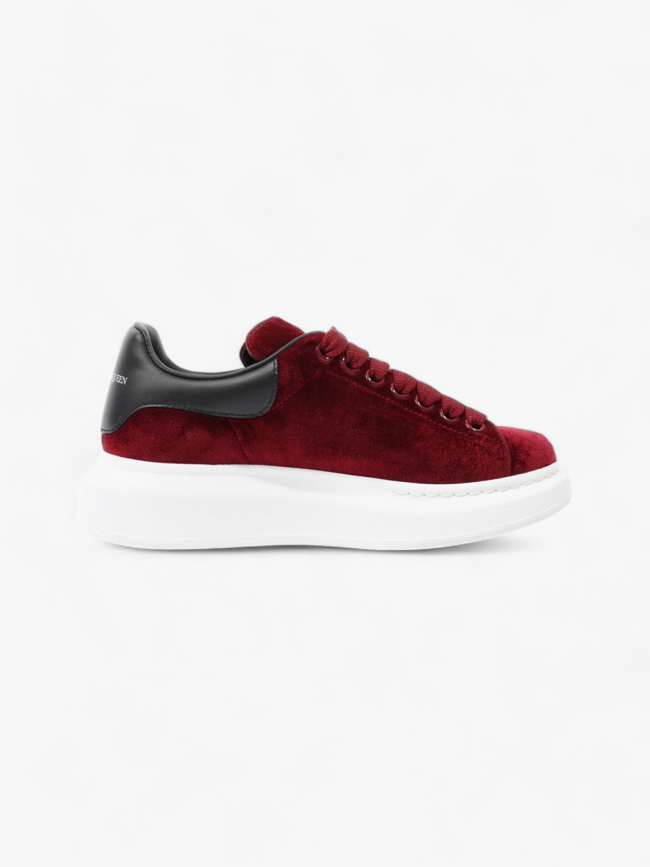 Alexander McQueen Oversized Sneakers Maroon / Black Velvet EU 37.5 UK 4.5 Image 4