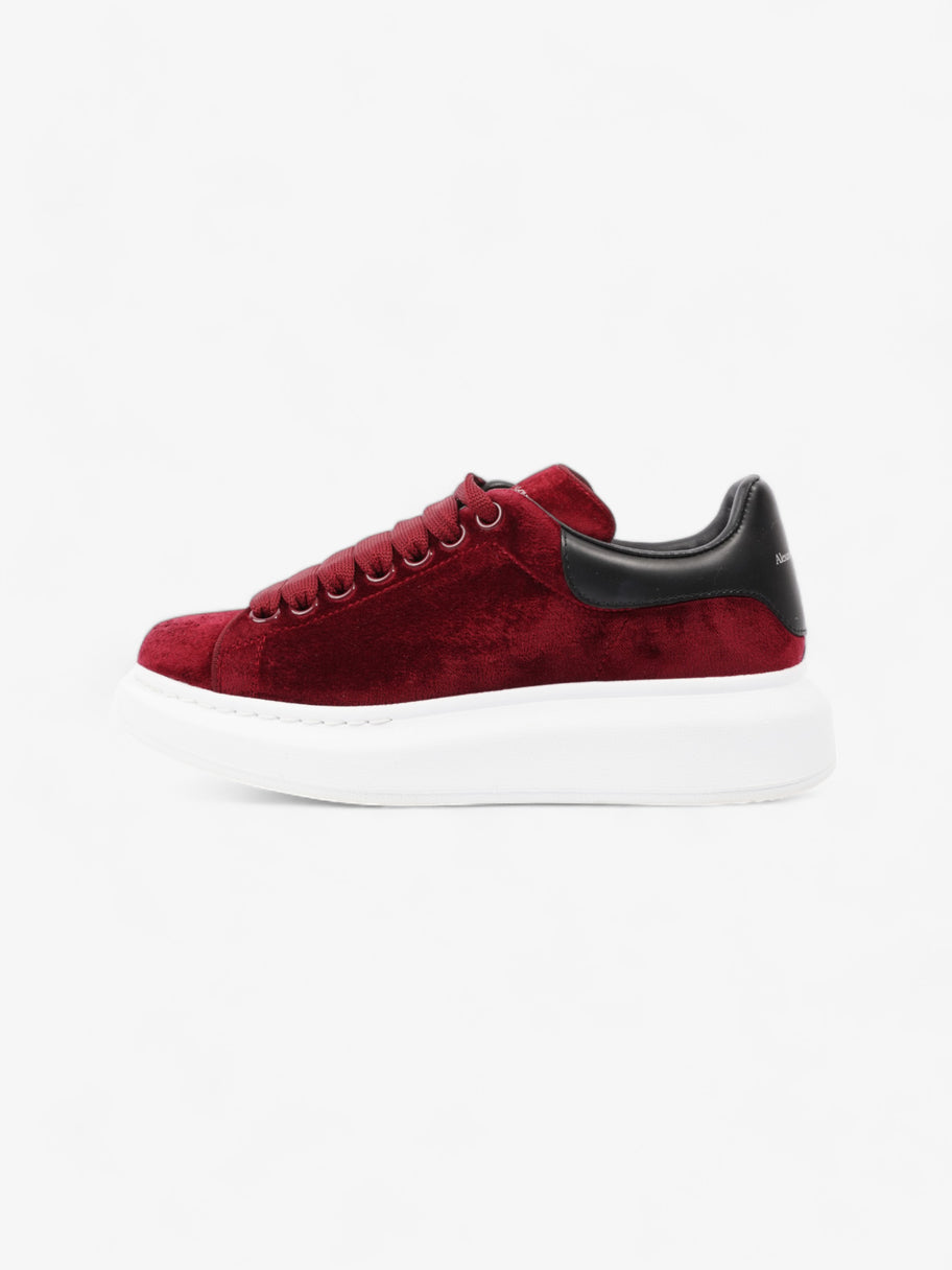 Alexander McQueen Oversized Sneakers Maroon / Black Velvet EU 37.5 UK 4.5 Image 5