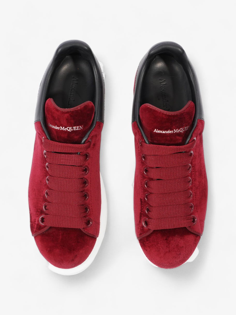 Alexander McQueen Oversized Sneakers Maroon / Black Velvet EU 37.5 UK 4.5 Image 8