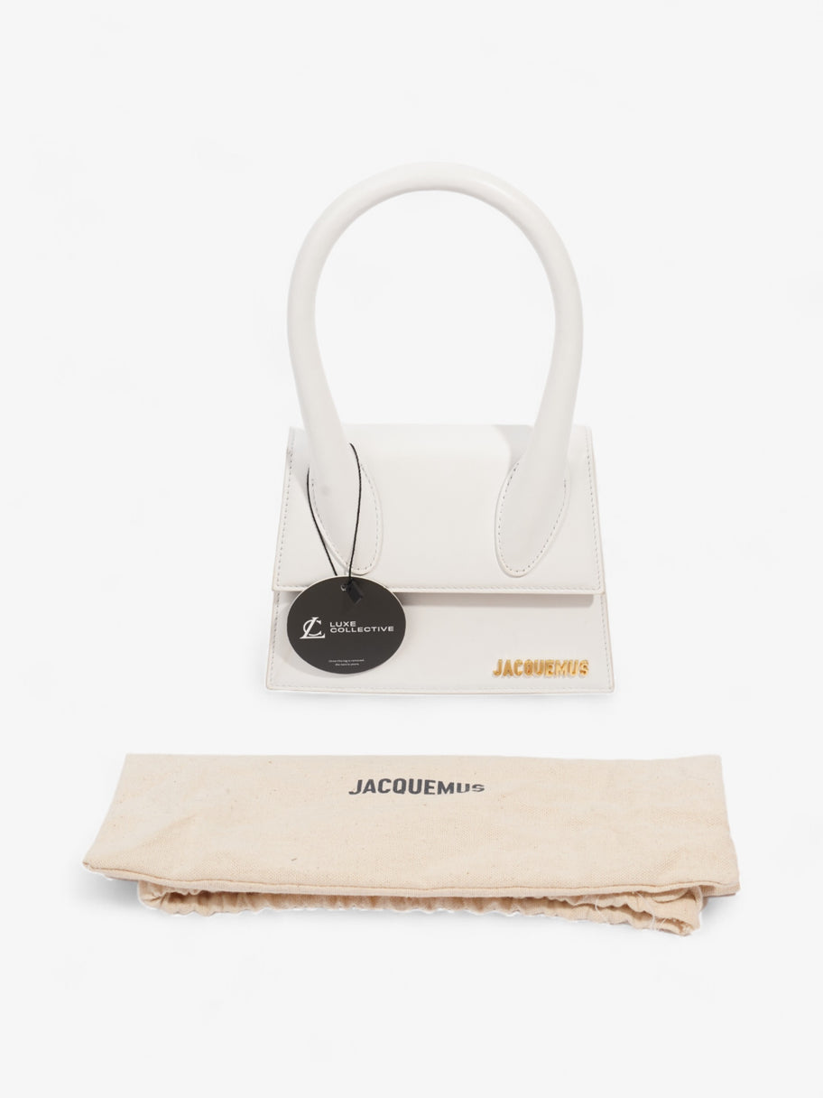 Jacquemus Le Chiquito Moyen White Leather Image 10