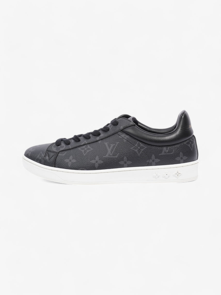 Louis Vuitton Luxembourg Sneaker Black / Grey Leather EU 40.5 UK 6.5 Image 5