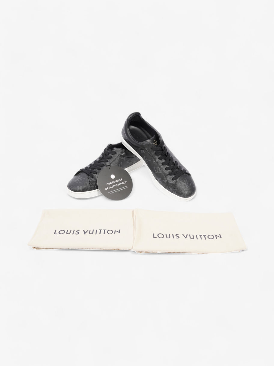 Louis Vuitton Luxembourg Sneaker Black / Grey Leather EU 40.5 UK 6.5 Image 9