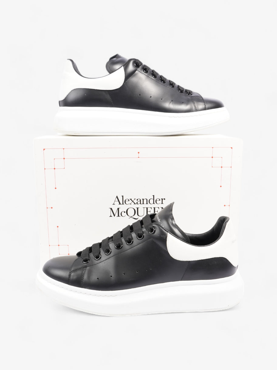 Alexander McQueen Oversized Sneaker Black / White Tab Leather EU 45 UK 11 Image 10