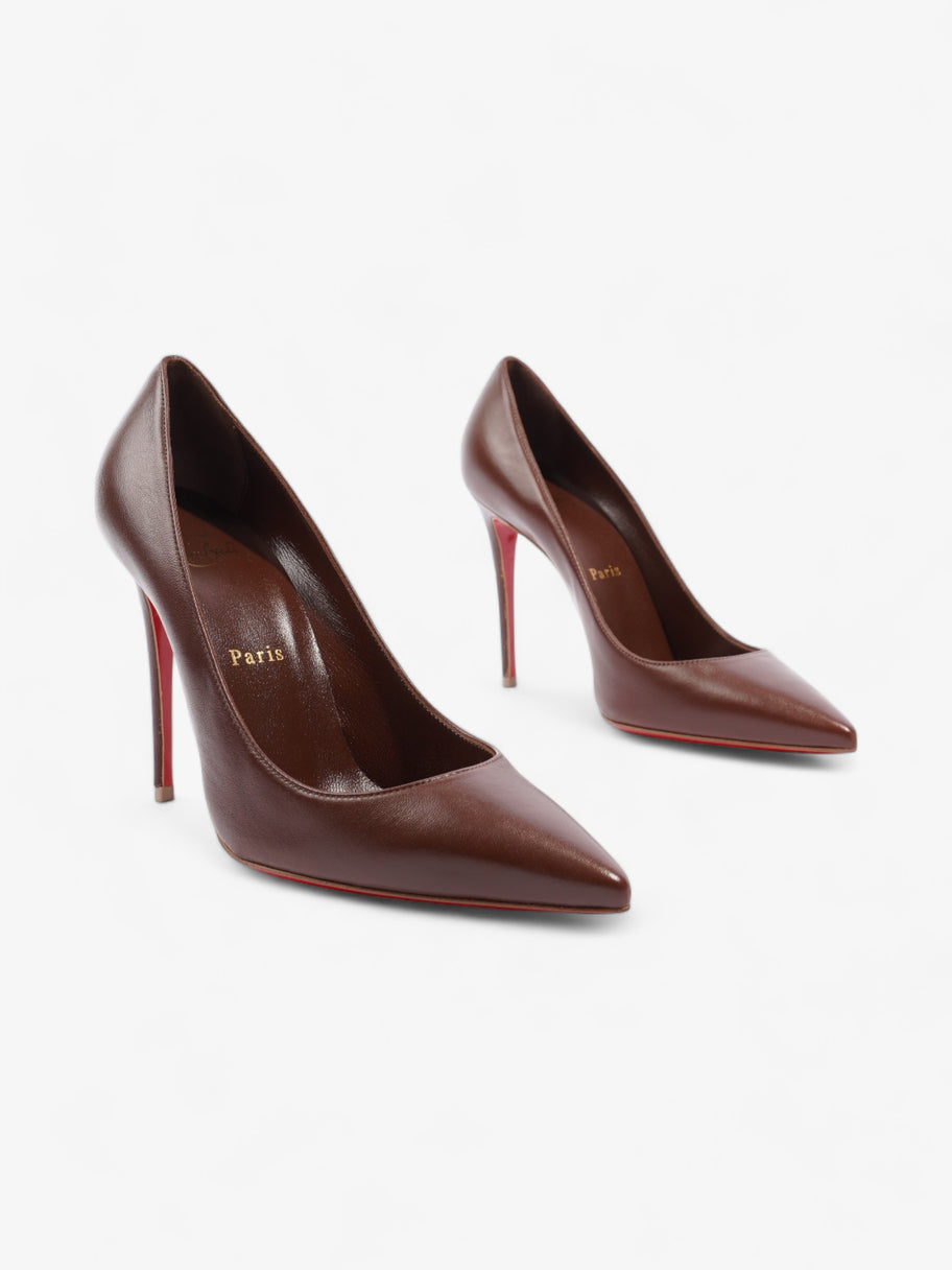 Christian Louboutin Kate 100mm Brown Nappa Leather EU 37.5 UK 4.5 Image 2