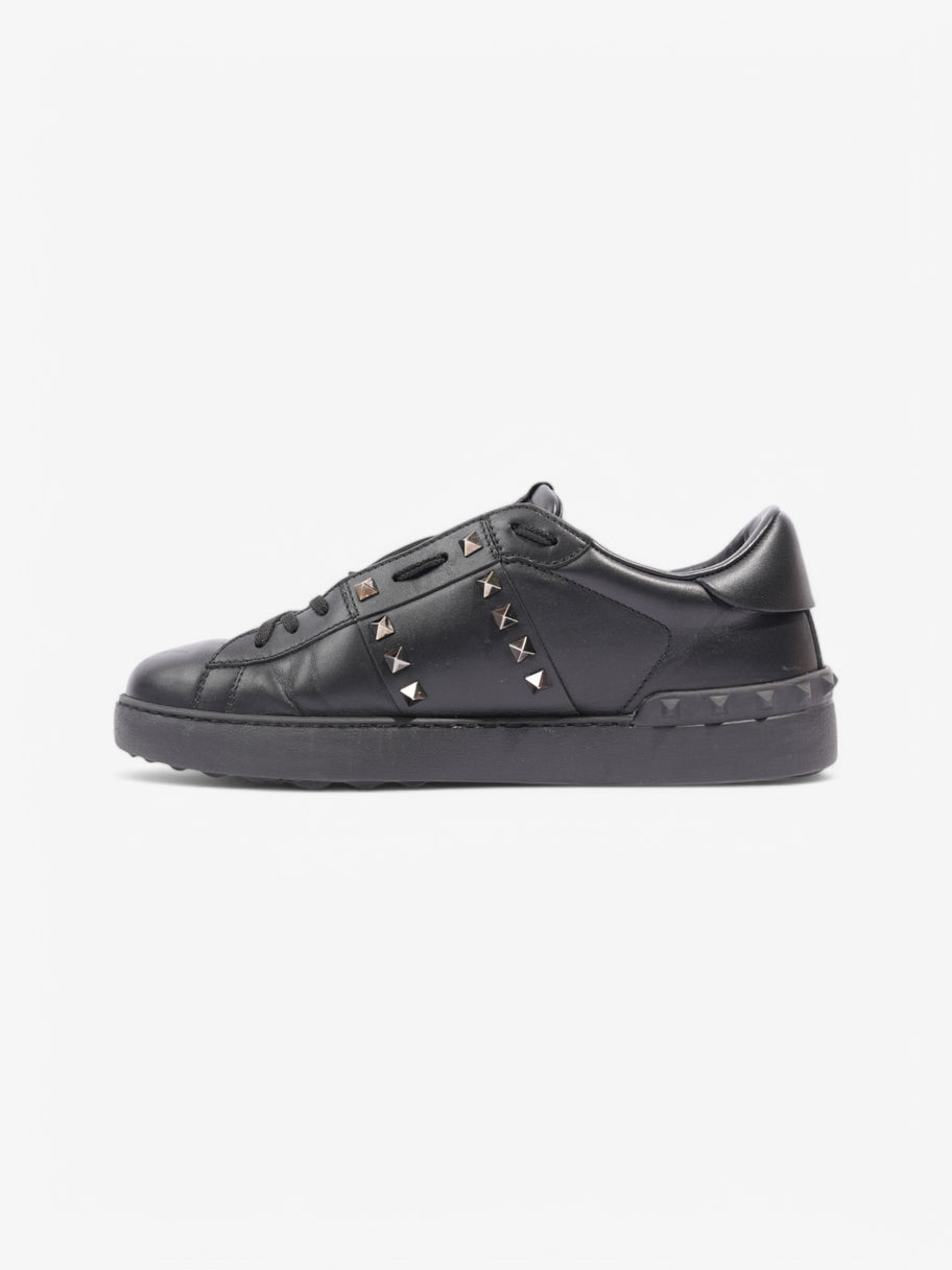 Valentino Rockstud Untitled Sneakers Black Leather EU 42.5 UK 8.5 Image 3