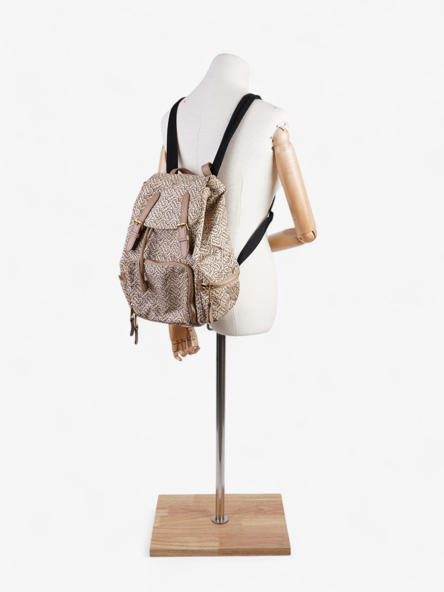 Burberry TB Backpack Blush / Beige / Black Nylon Medium Image 2