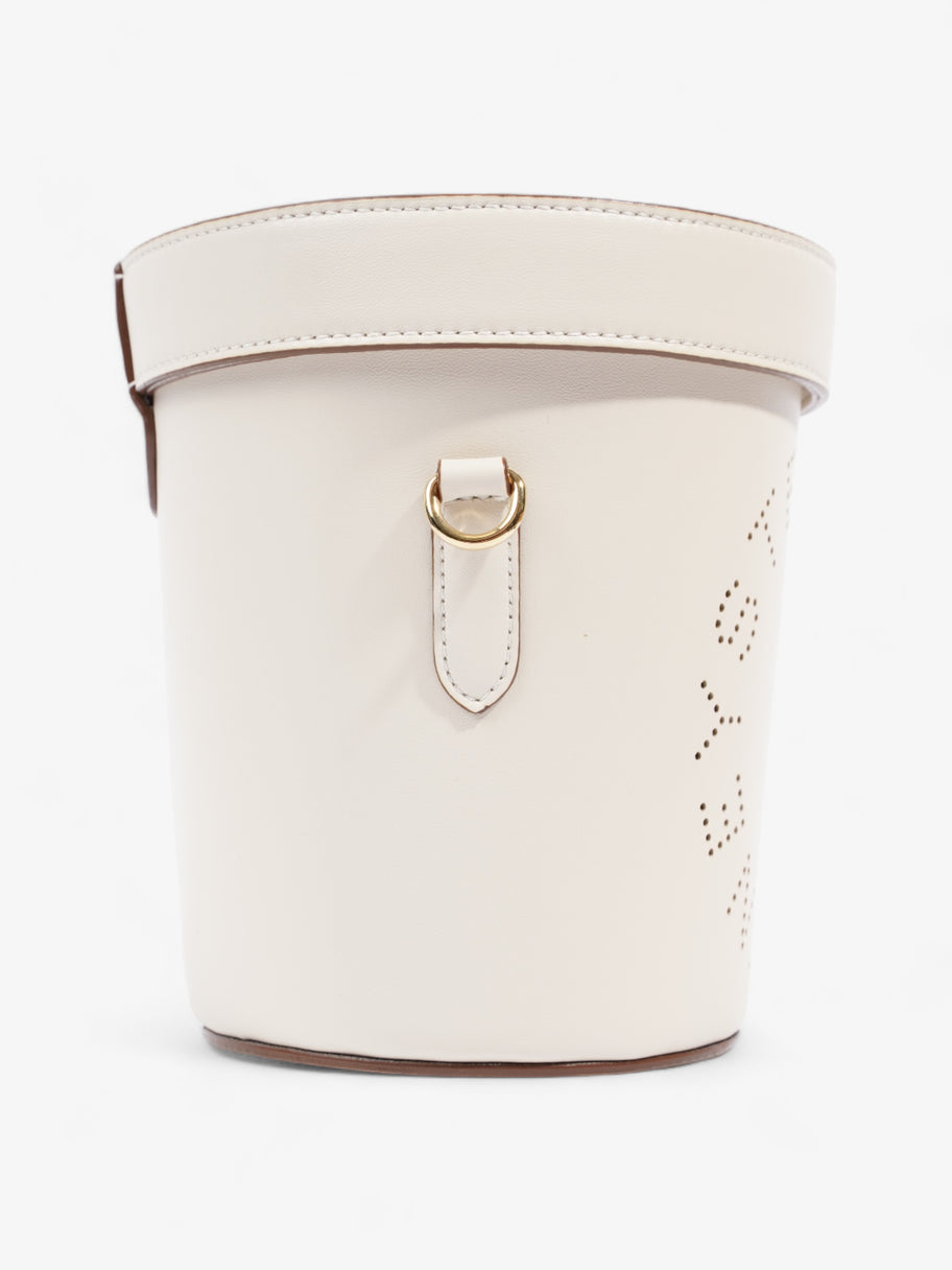 Stella McCartney Logo Bucket Cream Leather Image 6