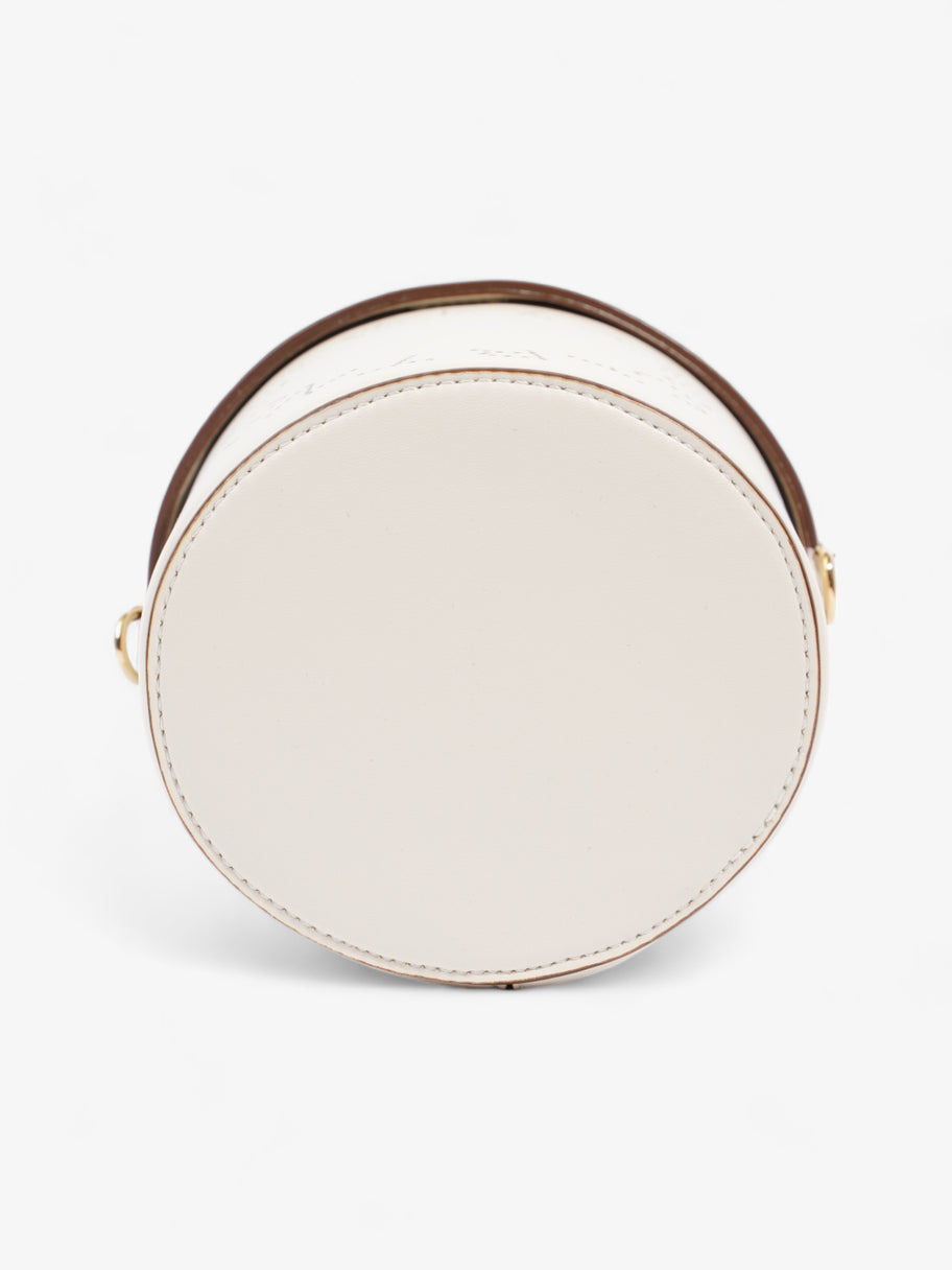 Stella McCartney Logo Bucket Cream Leather Image 7