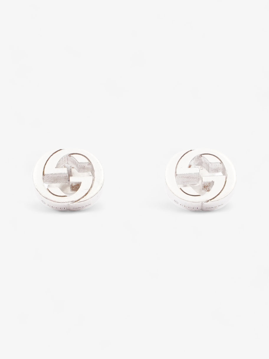 Interlocking G Stud Earrings Silver Silver Sterling Image 1