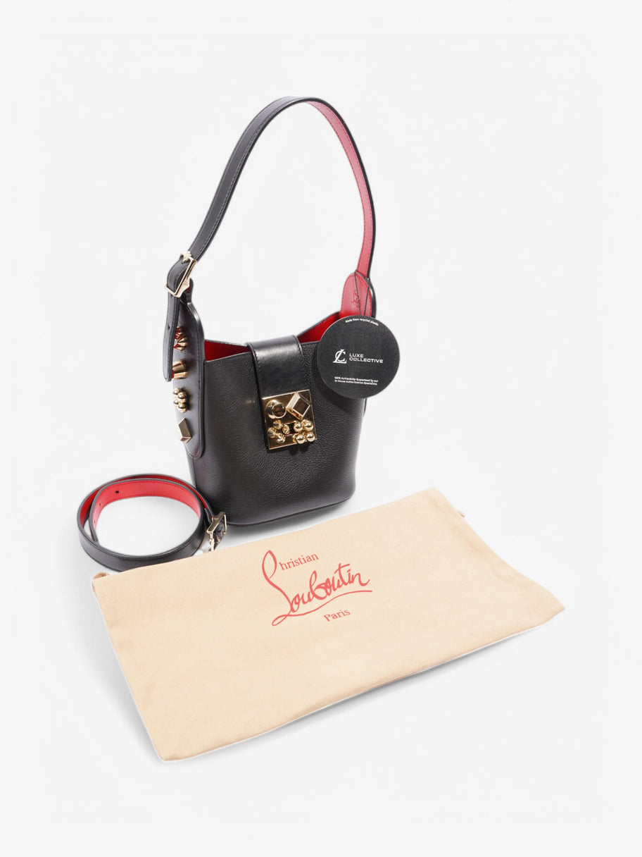 Christian Louboutin Carasky Mini Bucket Bag Black Leather Image 10