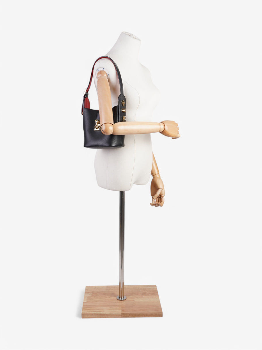 Christian Louboutin Carasky Mini Bucket Bag Black Leather Image 2