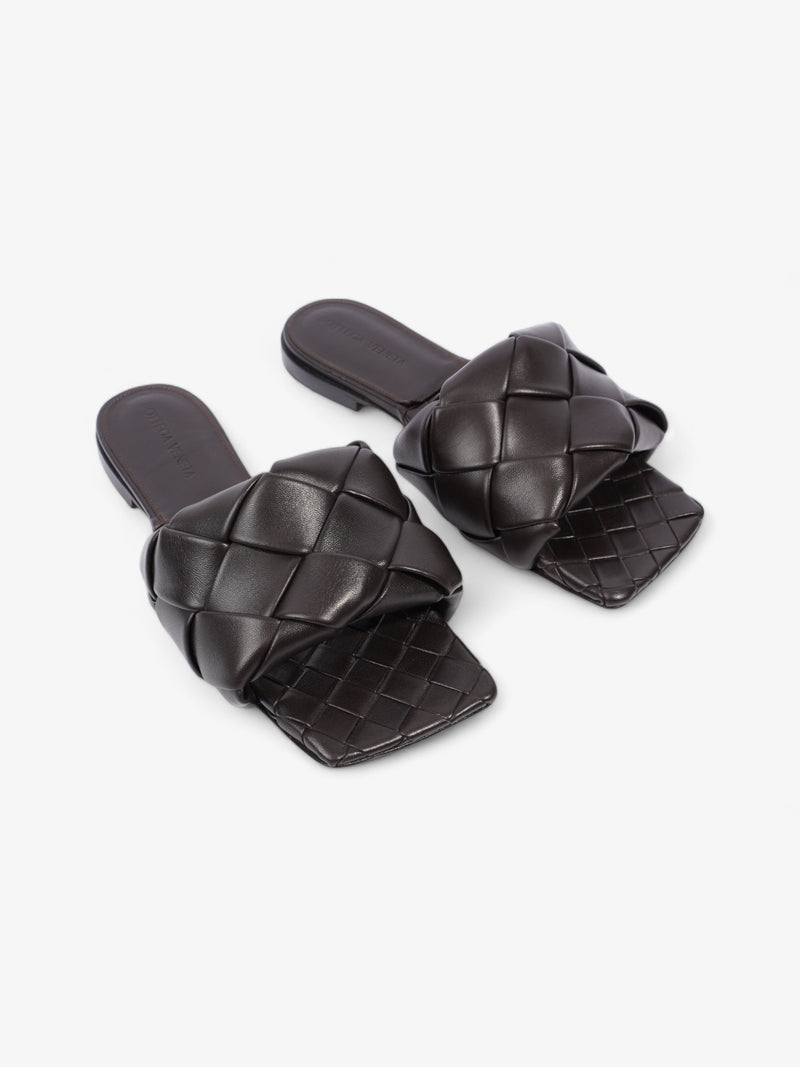  Bottega Veneta Quilted Sandal Brown  Leather EU 36 UK 3