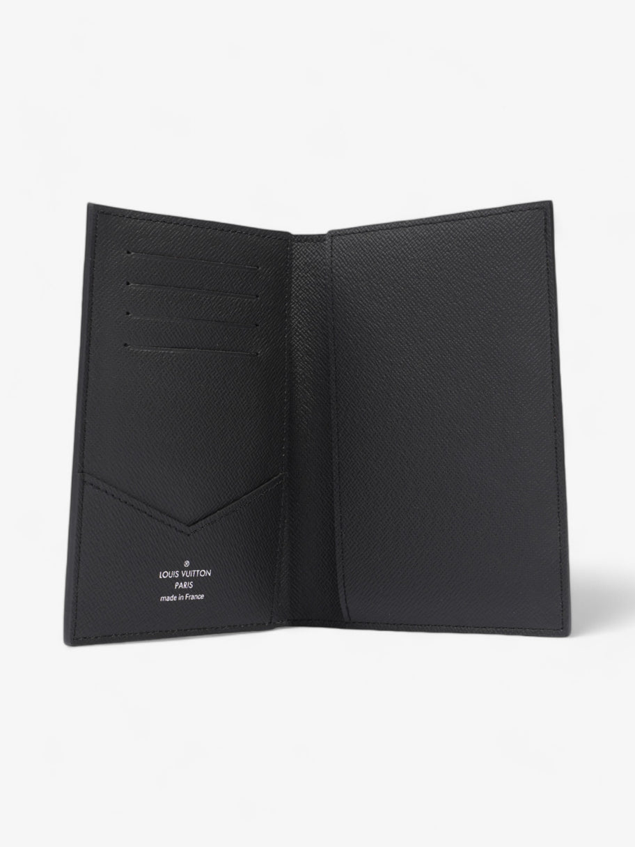 Louis Vuitton Passport Cover Black Leather Image 5