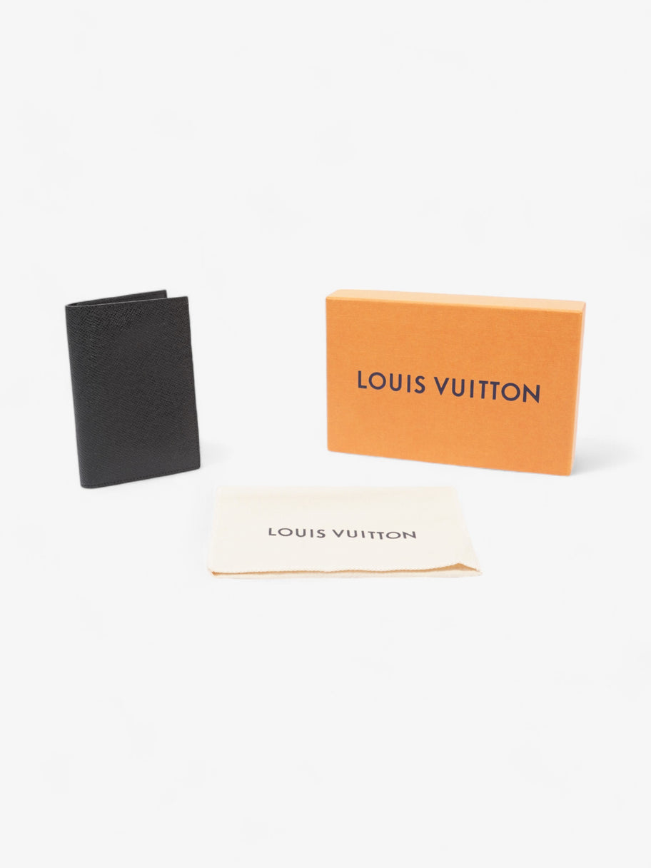 Louis Vuitton Passport Cover Black Leather Image 6