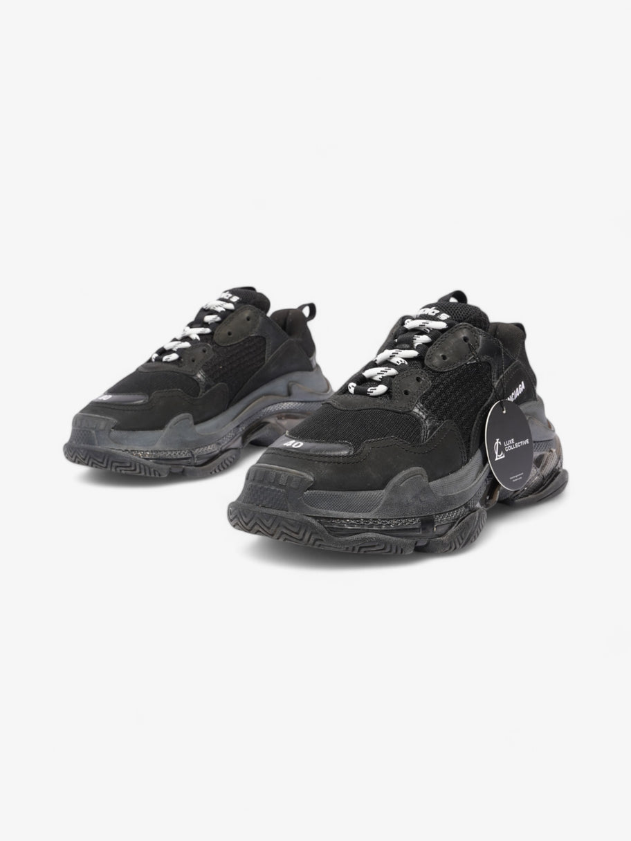 Balenciaga Triple S Clear Sole Black / White Mesh EU 40 UK 7 Image 10