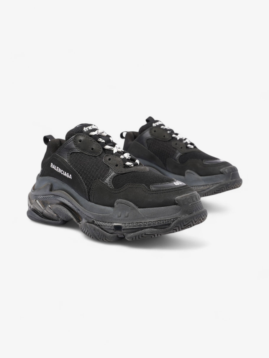 Balenciaga Triple S Clear Sole Black / White Mesh EU 40 UK 7 Image 2