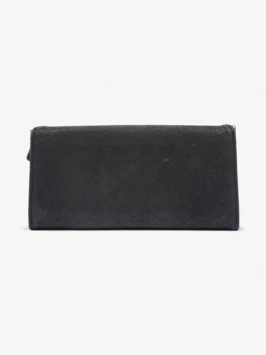 Stella McCartney Falabella Continental Wallet Black Fabric Image 4