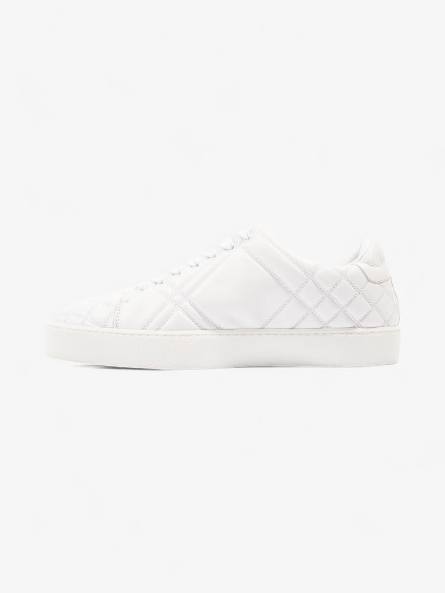 Burberry Westford Quilted Low Top White Leather EU 39.5 UK 6.5 Image 3