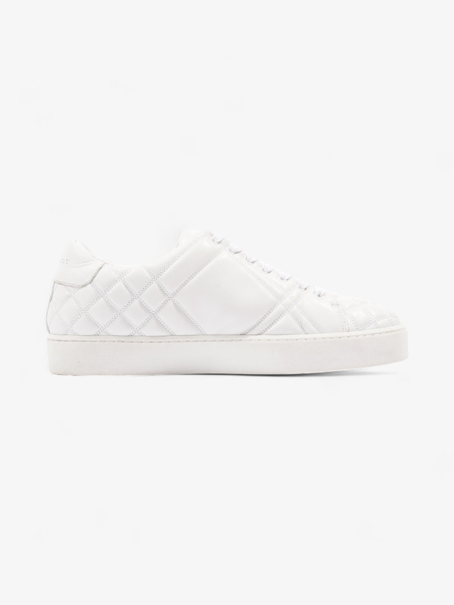 Burberry Westford Quilted Low Top White Leather EU 39.5 UK 6.5 Image 4