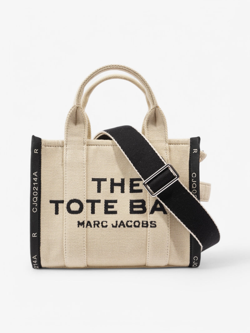  Marc Jacobs The Tote Bag Beige / Black Cotton Small